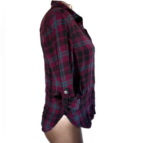 Rock & Republic Plaid Stud Shirt - Picture 3 of 6
